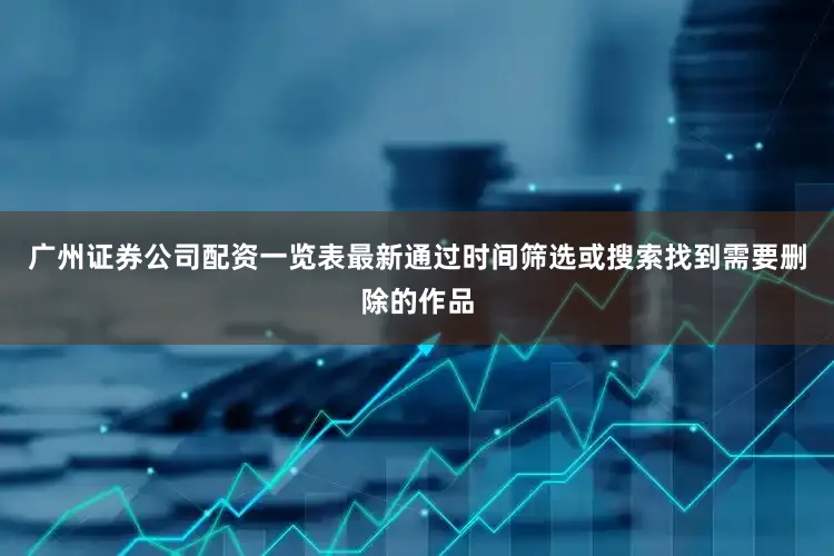 广州证券公司配资一览表最新通过时间筛选或搜索找到需要删除的作品